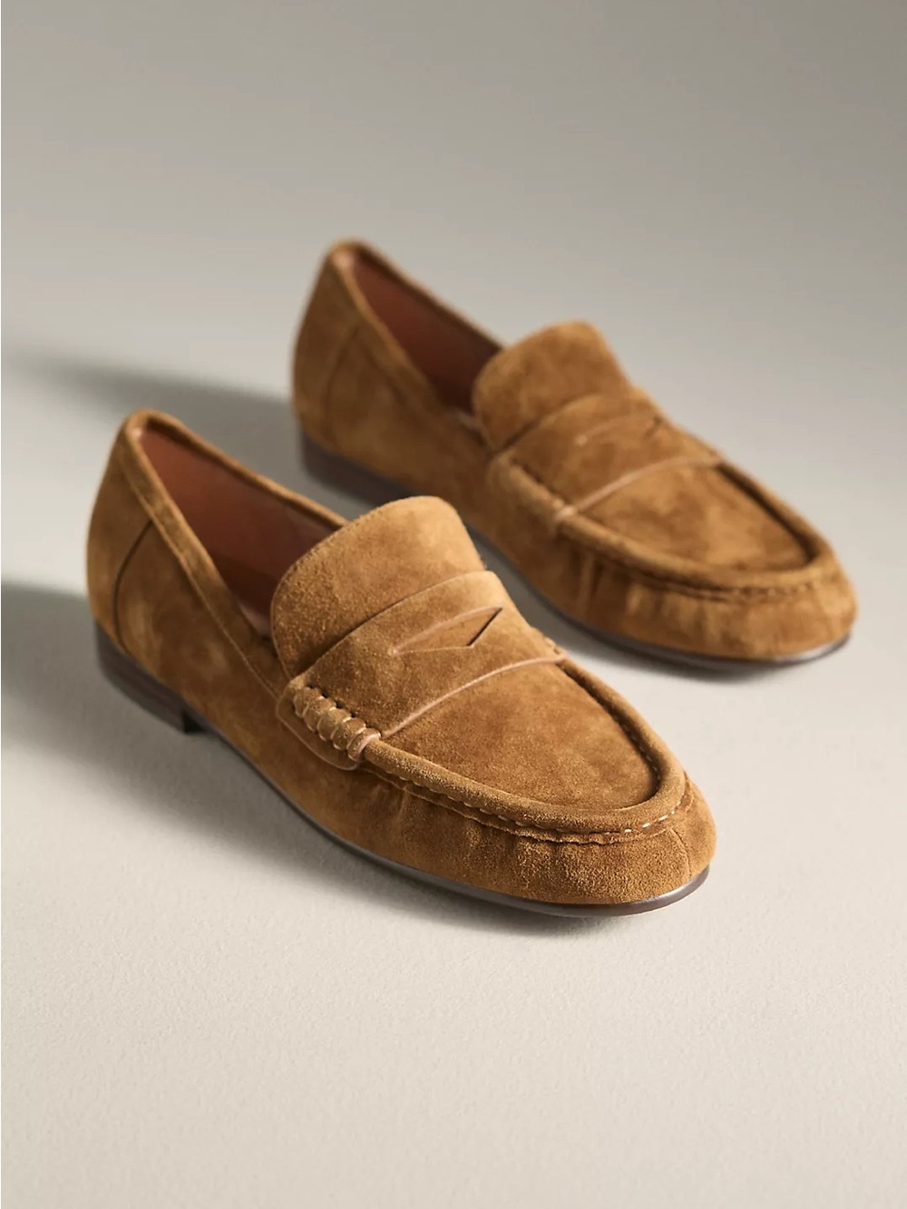 Bibi Lou Suede Penny Loafers
